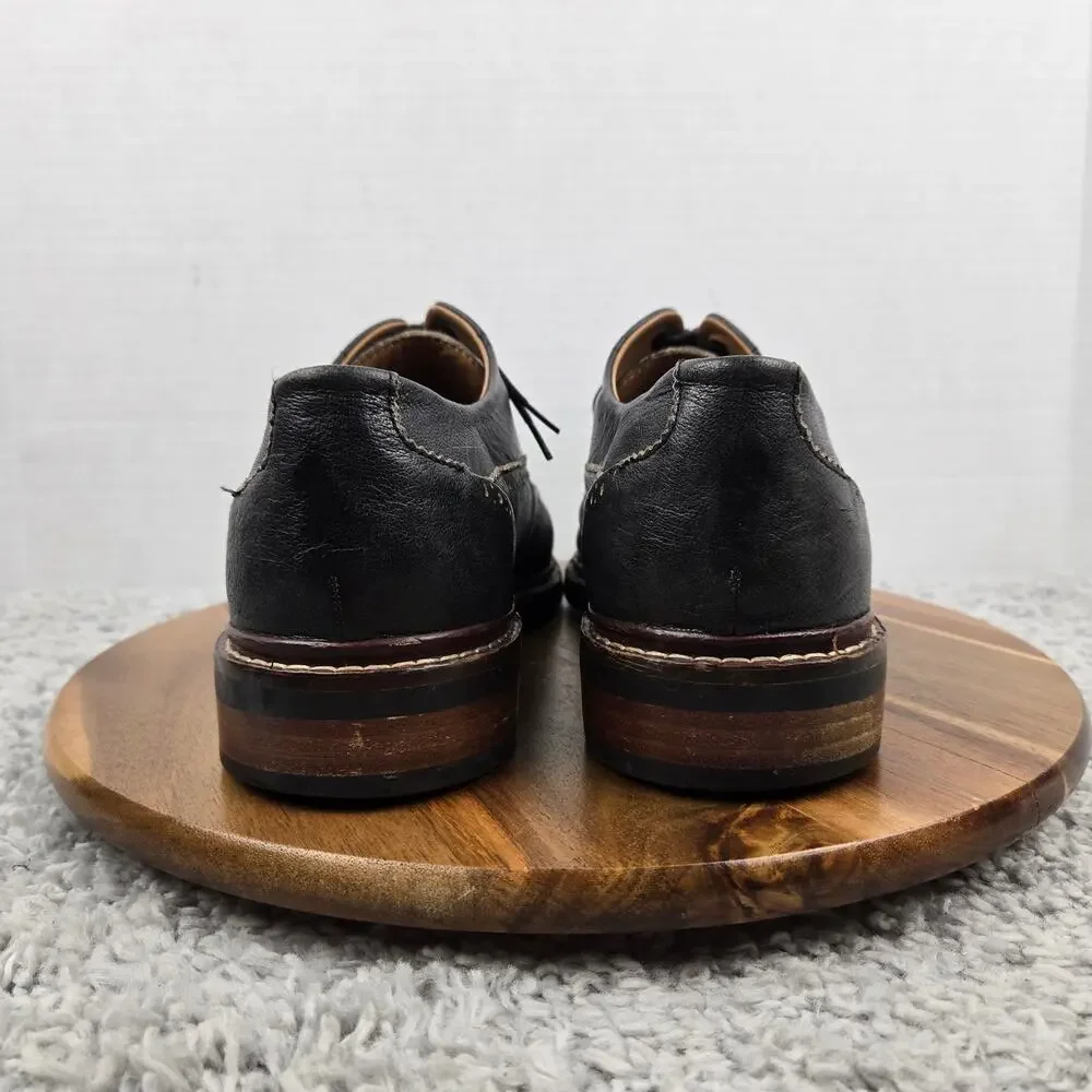 Cole Haan Mens 11.5M Warren Black Wingtip Brogue Oxford Casual Daily Dress Shoe